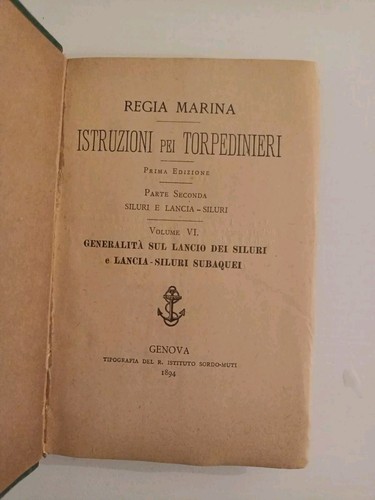 Regia marina istruzioni pei - regia,