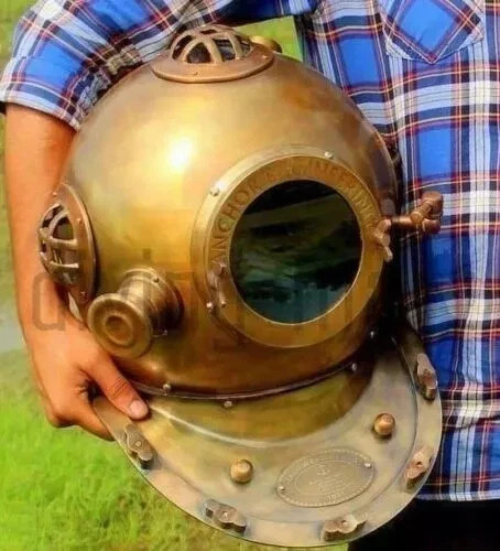 Antico casco subacqueo navy - antico, us