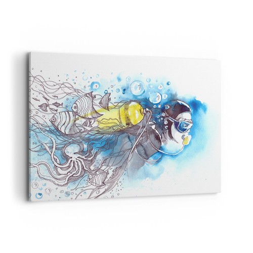 Quadro tela 100x70cm - su,